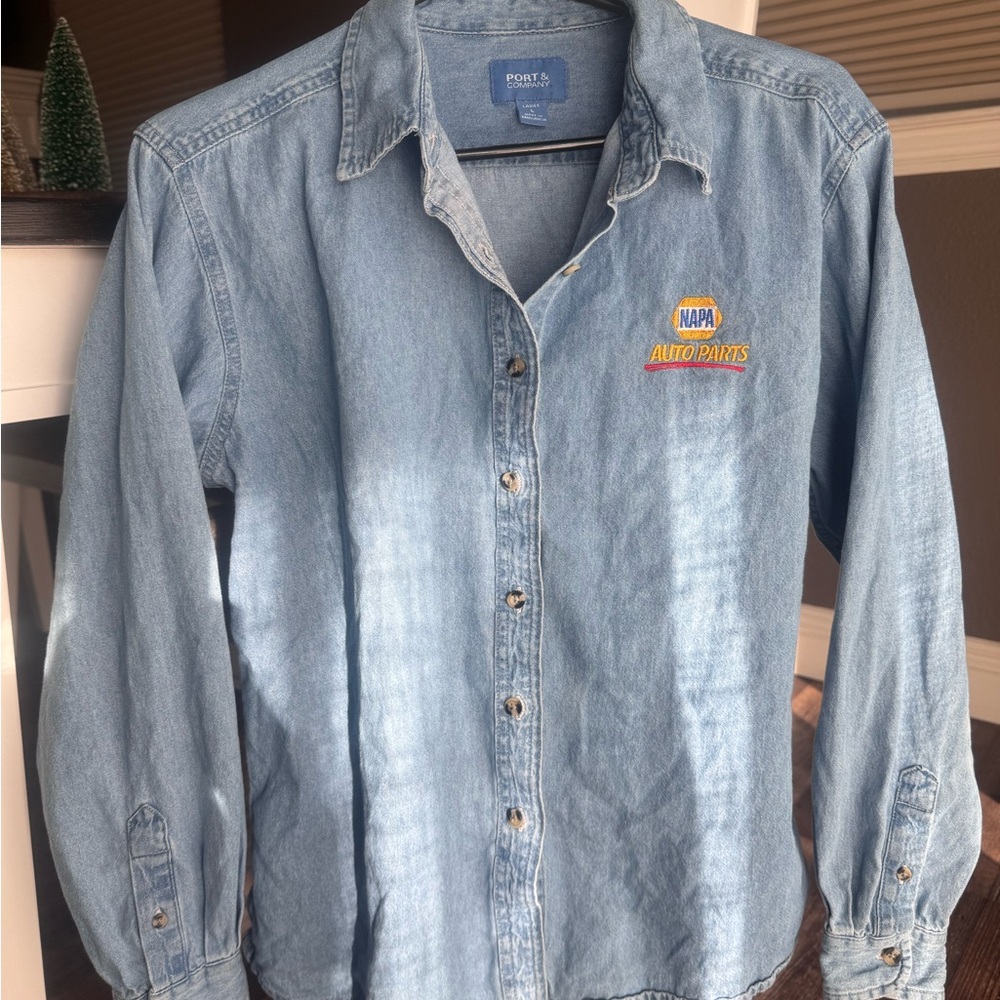 NAPA Denim Button Down Shirt